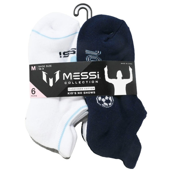 6pk Boys Messi Lockup NS Socks C/P 60 Messi