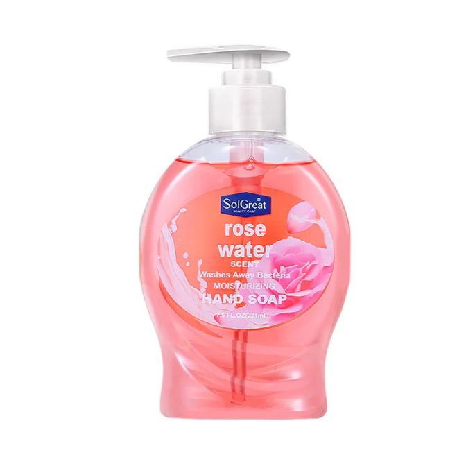 7.5oz Rose Water Moisturizing Hand Soap C/P 12
