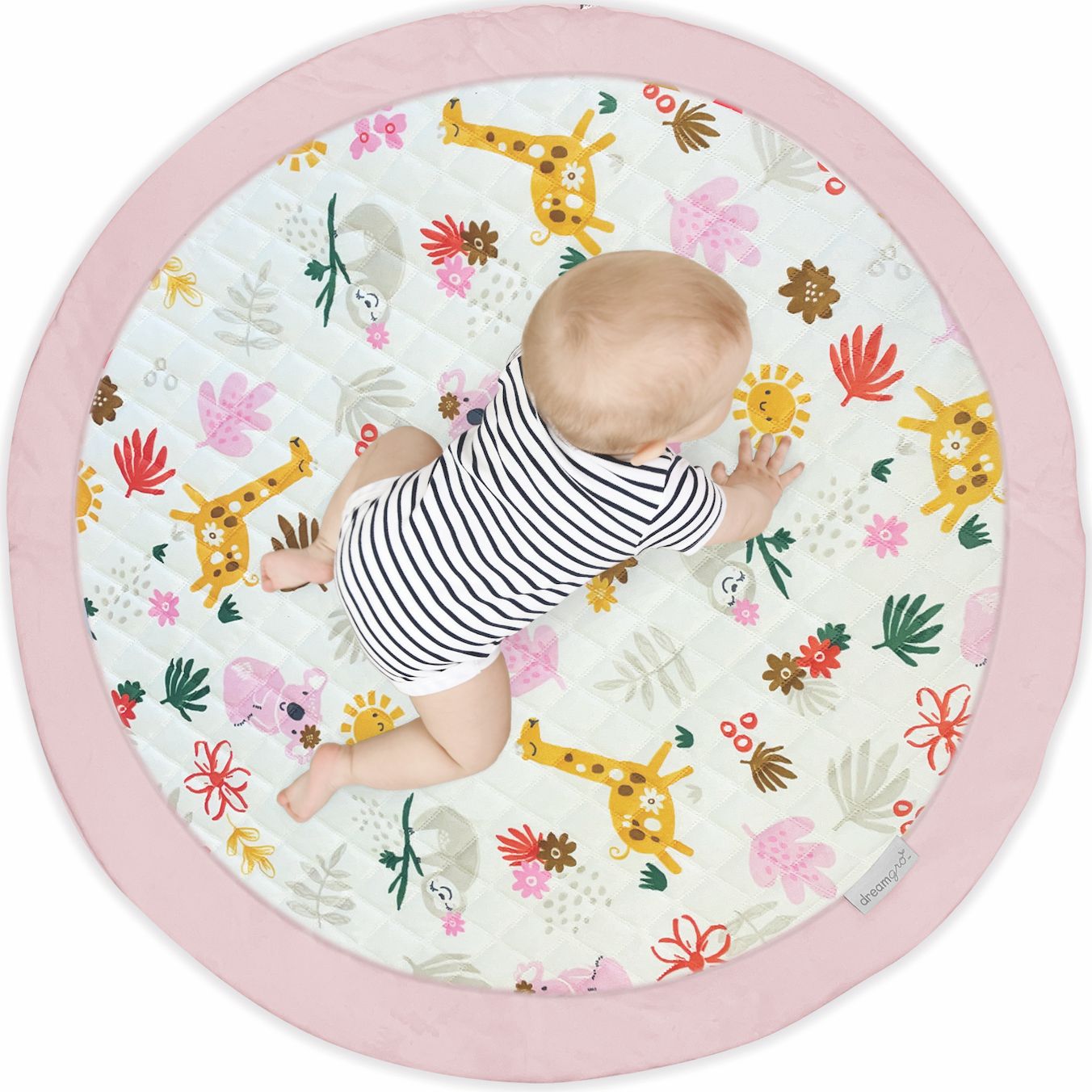 QUILTED PLAYMAT - PINK KOALA C/P 12