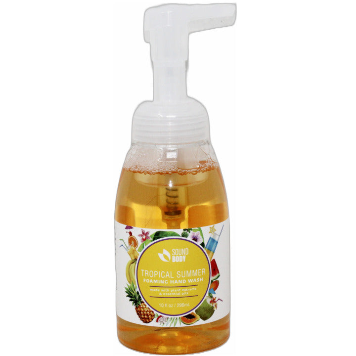 10oz Sound Body TROPICAL SUMMER FOAMING HAND SOAP C/P 12