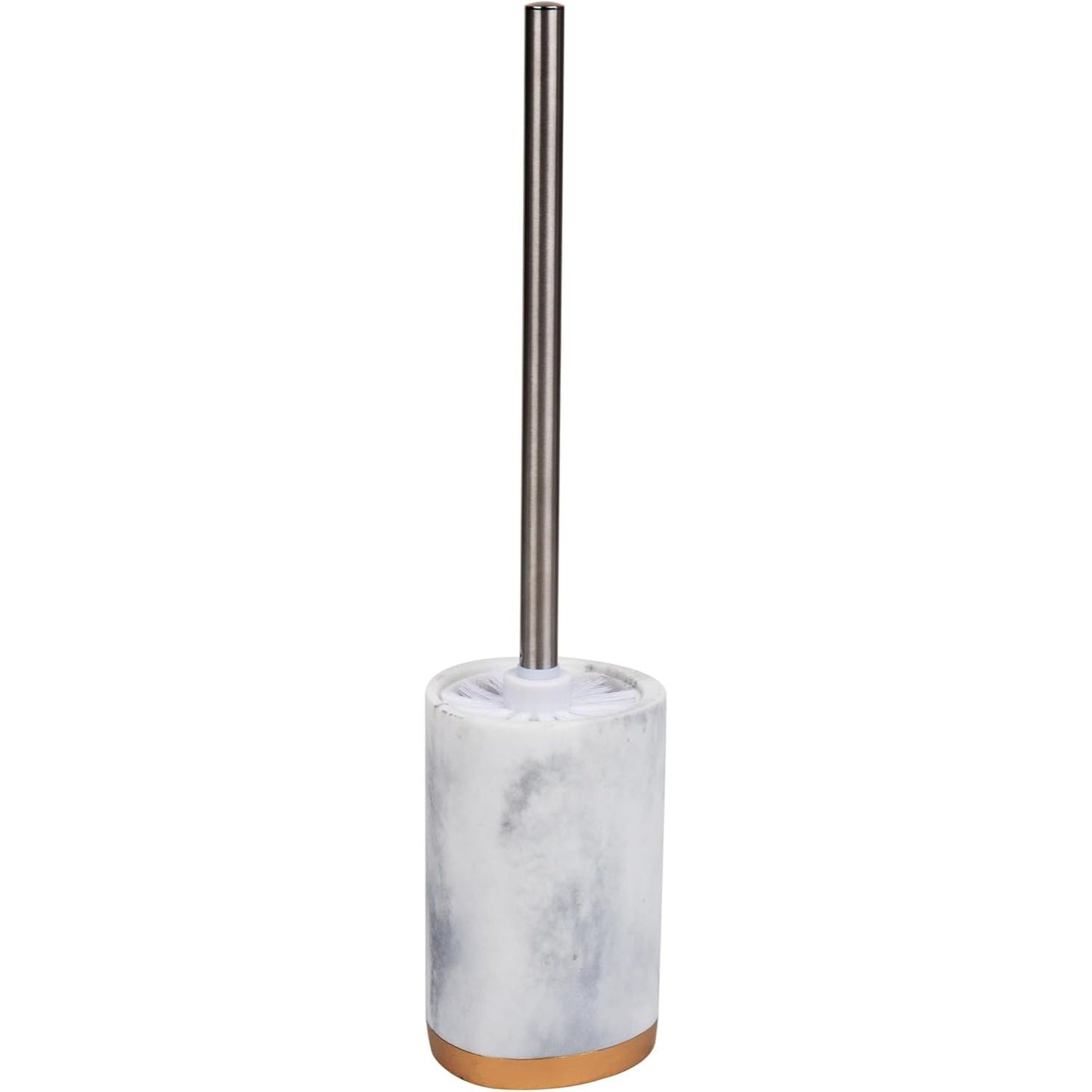 RESIN MARBLE/GOLD TOILET BRUSH HOLDER C/P 8