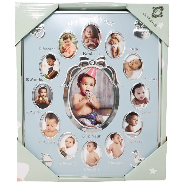 13 OP Blu First Year Collage Frame C/P 24