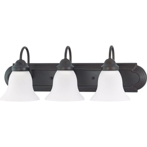 24" 3-LIGHT NUVO BALLERINA LED VANITY LIGHT C/P 1,BROWN BOX