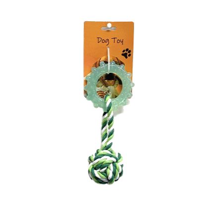 TPR & Rope Dog Toy C/P 12
