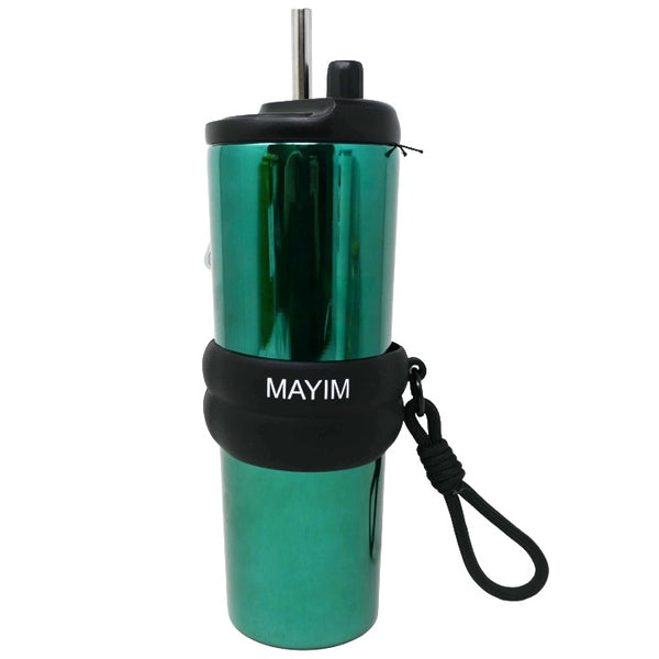 Green 24oz SS DW Bottle C/P 24 Mayim