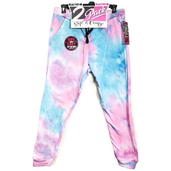 2pk Ivory/TD Women's Joggers 1X-3X on Hanger (Prepack 2-2-2) C/P 12
