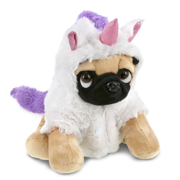 PUG DOG UNICORN SOFT PLUSH C/P 60