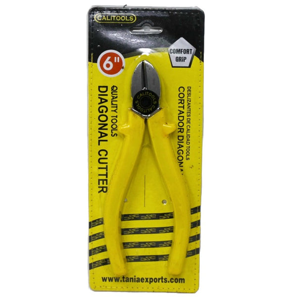 6" Diagonal Cutter Plier with Comfort Grip C/P 65 Inner 13 CALITOOLS
