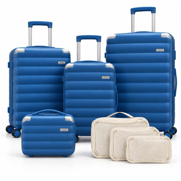 *Outside CA*7pc Blu Luggage C/P 1