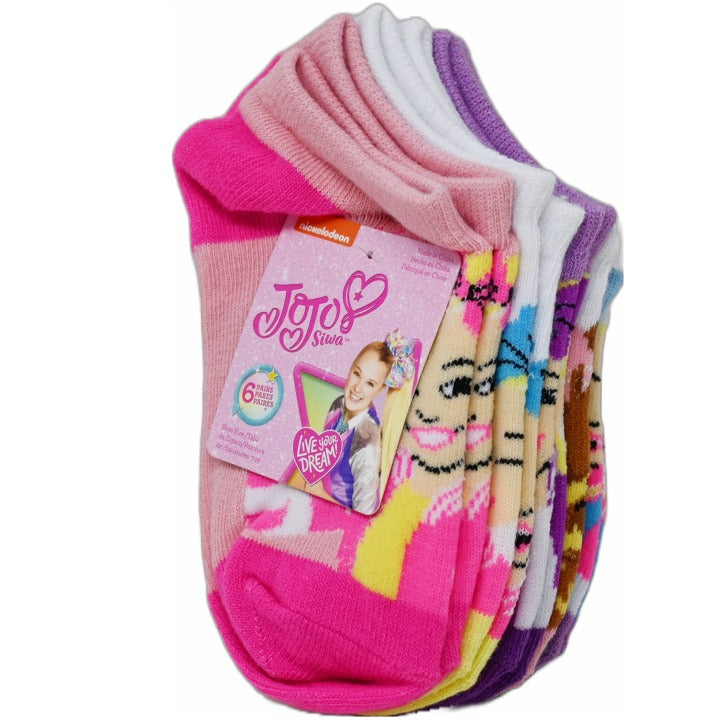 6pk 4-6 JOJO SIWA BE TRUE NS SOCKS C/P 30