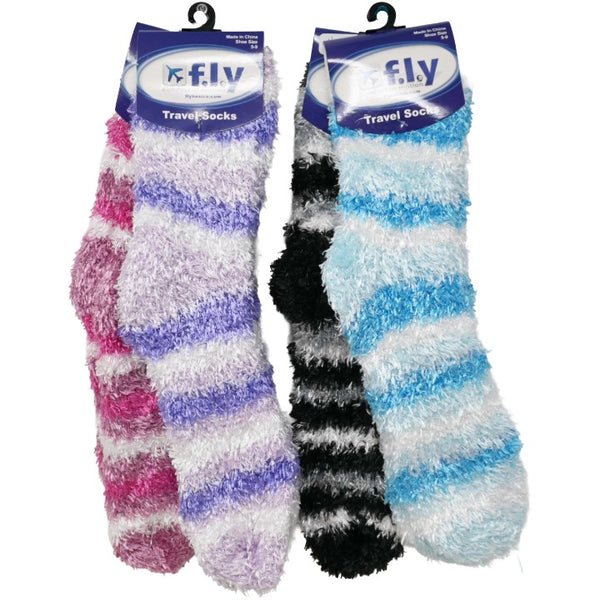 *NO USA* Ladies 9-11 1 pair FLY Slipper Socks C/P 96