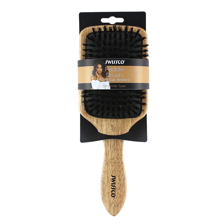 WOODEN PADDLE BRUSH C/P 48