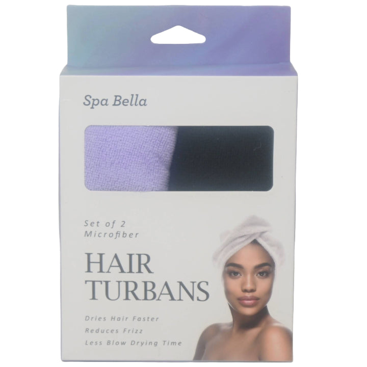 2pc QUICK DRY HAIR TURBAN/TOWEL SET C/P 72