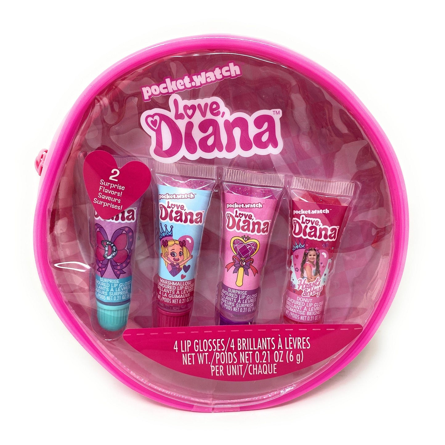 DIANA 4pc LIP GLOSS WRISTLET C/P 12