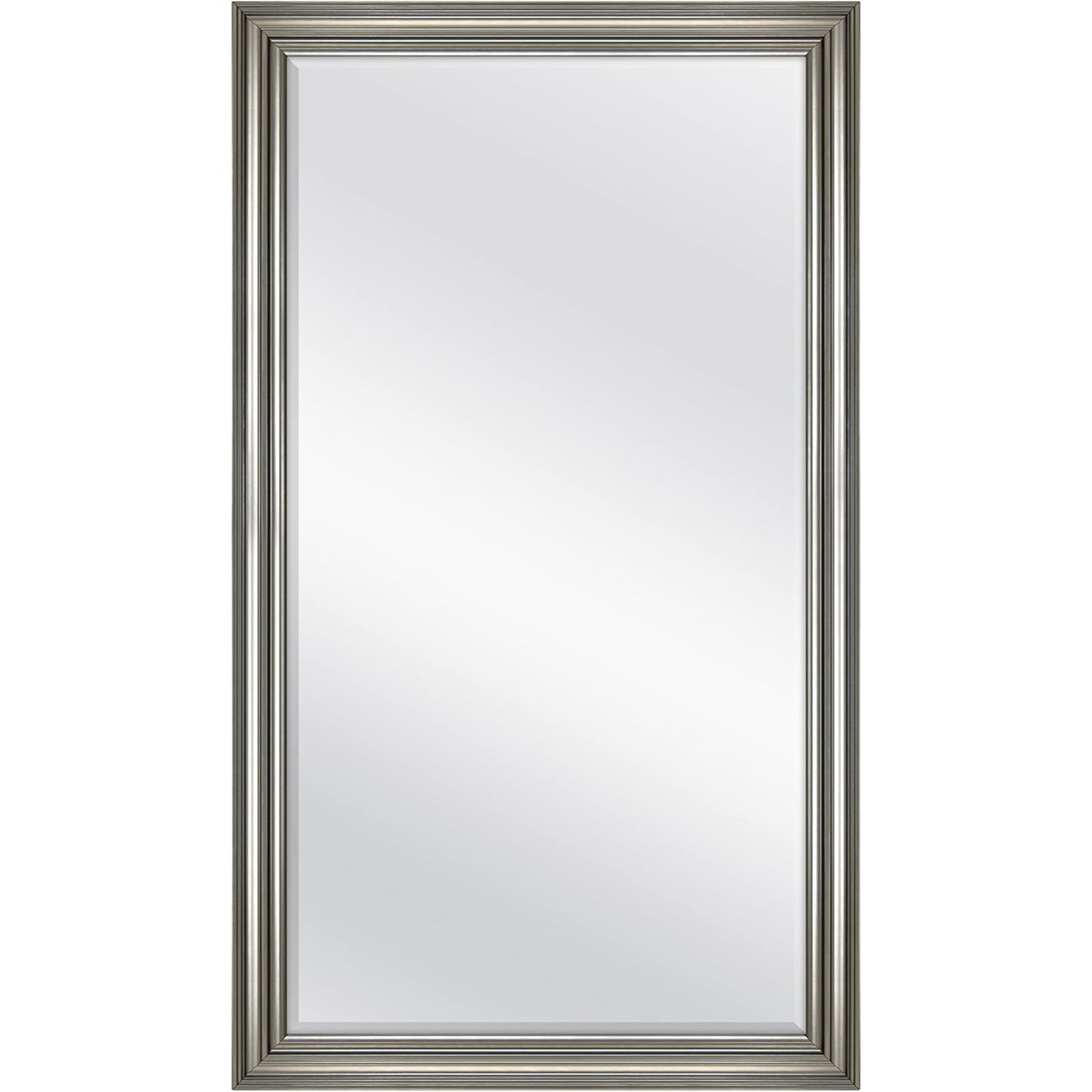 28.66"x49.66" EZRA NICKEL WALL MIRROR C/P 1