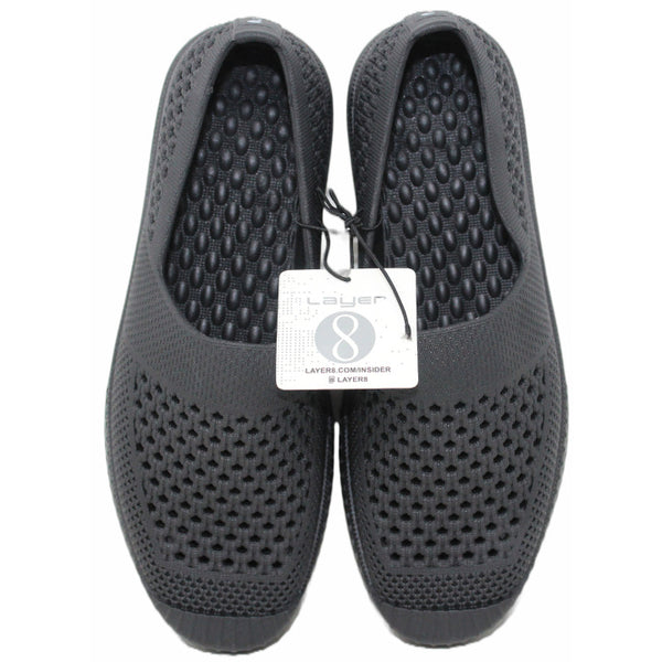 KATIE JET BLACK WOMEN SHOES ASST SIZE C/P 12