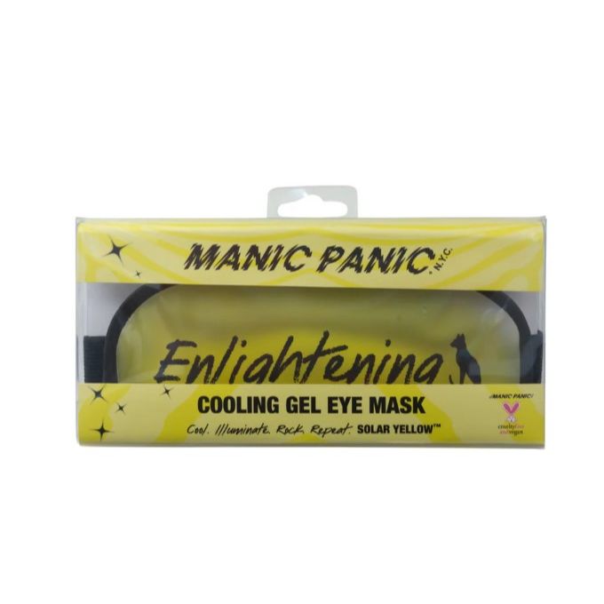 MANIC PANIC GEL MASKS W STRAP COCONUT LEMON C/P 36