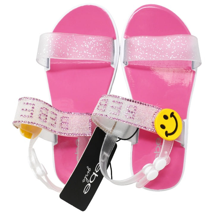 Bebe Girls White Pcu Sandals C/P 12 BEBE