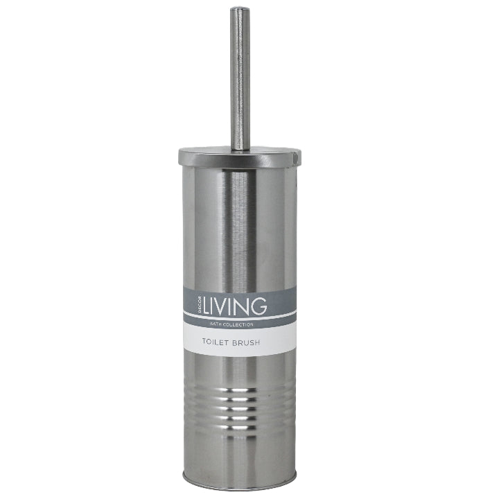 SATIN NICKEL TOILET BRUSH HOLDER C/P 12