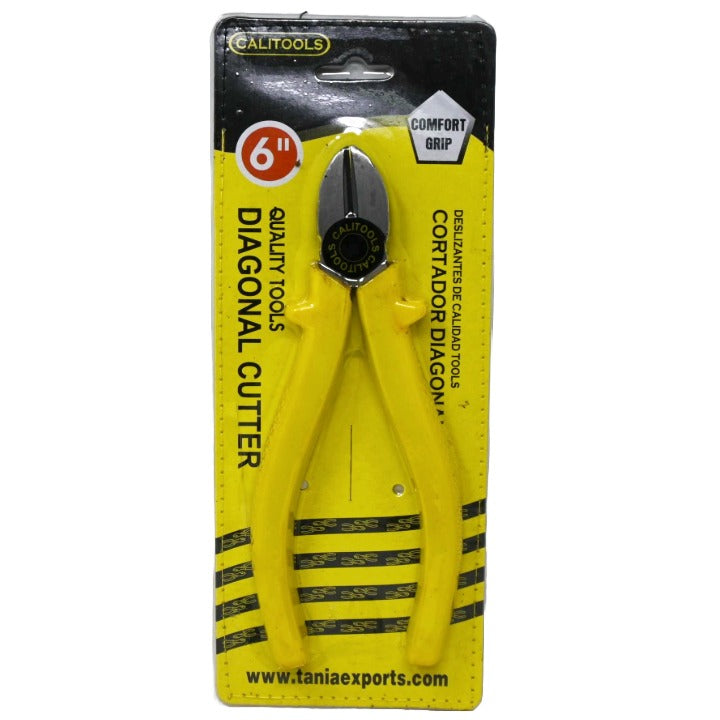 6" Diagonal Cutter Plier with Comfort Grip C/P 65 Inner 13 CALITOOLS