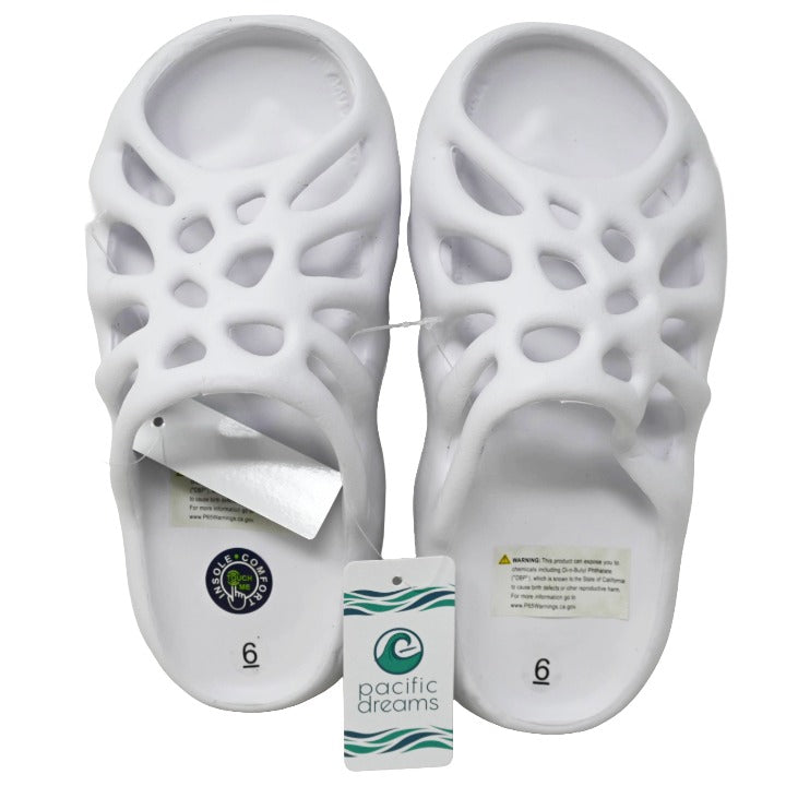 *OUTSIDE OF CA* WHITE WOMEN SLIDE SANDAL 5-ASST SIZE C/P 15