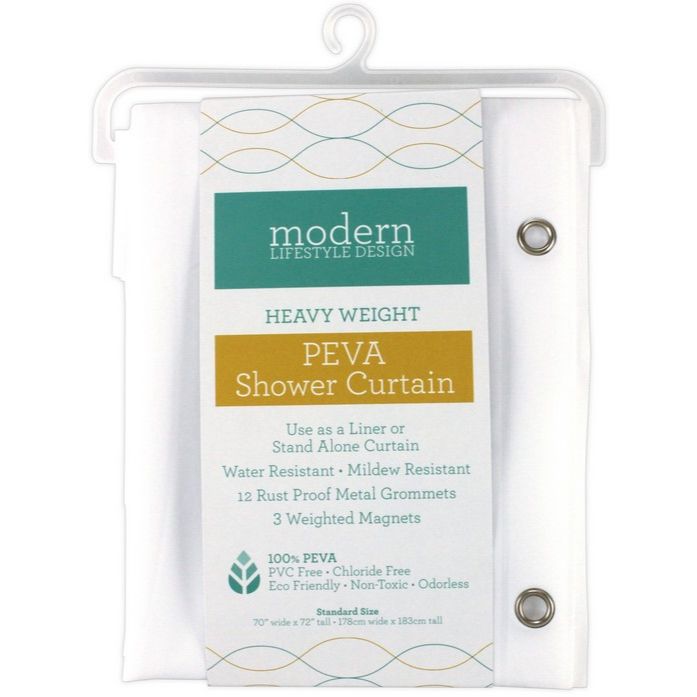 70"x72" FROSTED PEVA SHOWER LINER C/P 24