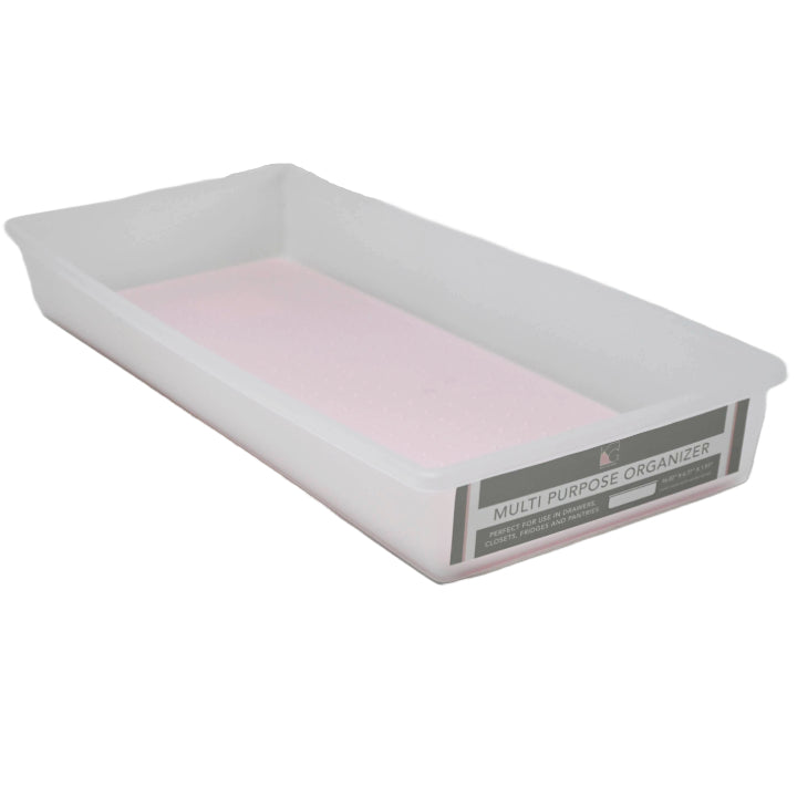 Pink Single Drawer Organizer 16x6.7x1.97" C/P 24