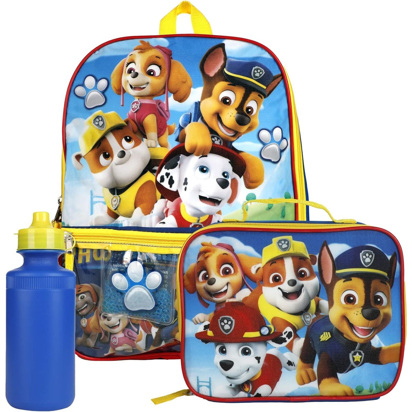 4pc PAW PATROL BACKPACK SET C/P 15