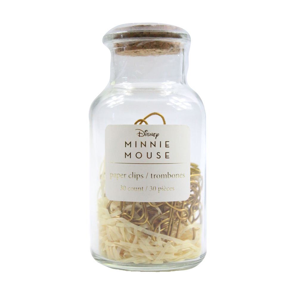 Minnie Mouse Paper Clips in Jar C/P 16