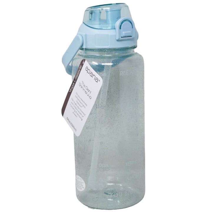 64oz ATHENIAN BLUE SHIMMER TINTED WATER BOTTLE APANA C/P 12