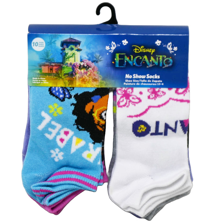 10pk ENCANTO MAGIC AWAITS NS SOCKS SIZE 6-8 C/P 60