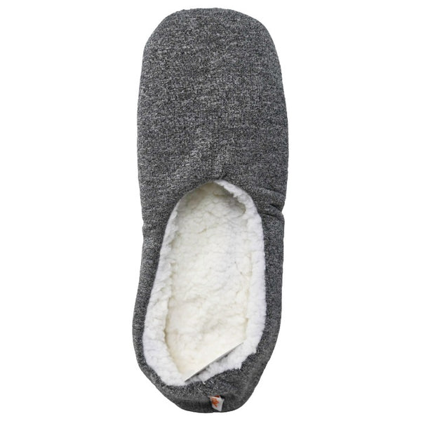 M/L Gry Slippers Heathered XpresSpa C/P 60
