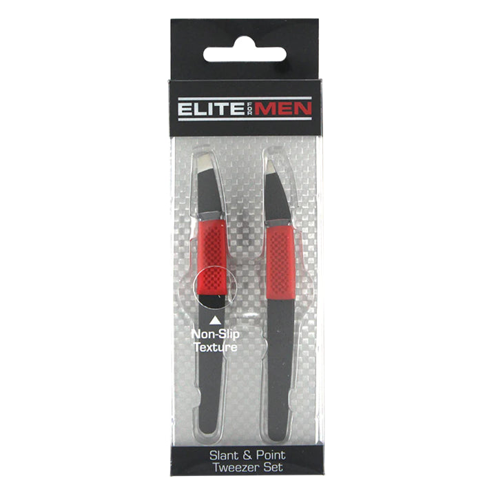 2pk MEN SOFT TOUCH TWEEZERS C/P 144