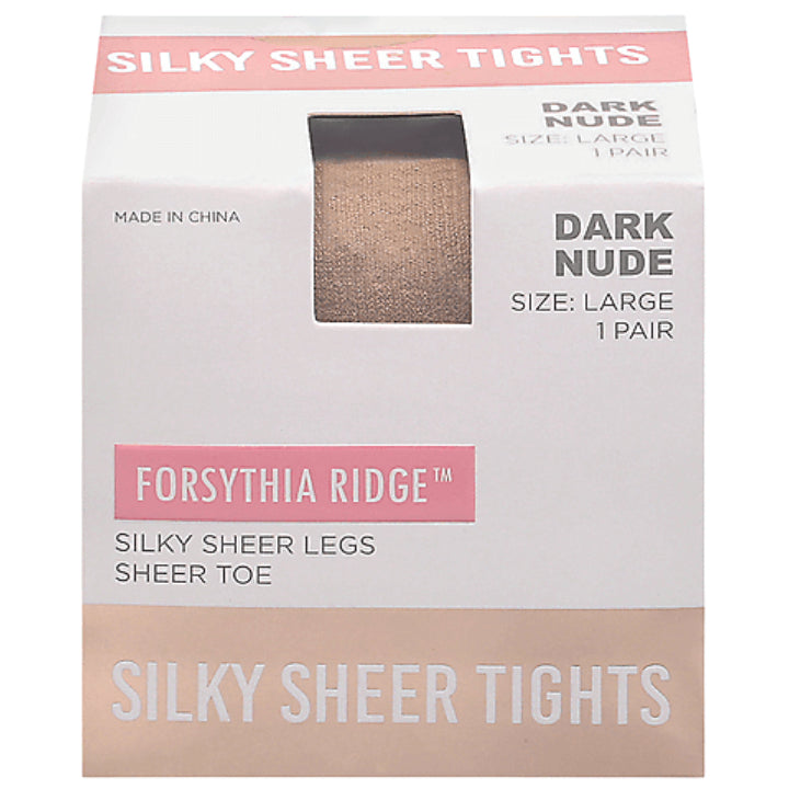 1pk LRG LADIES M.NUDE SHEER TIGHTS C/P 36