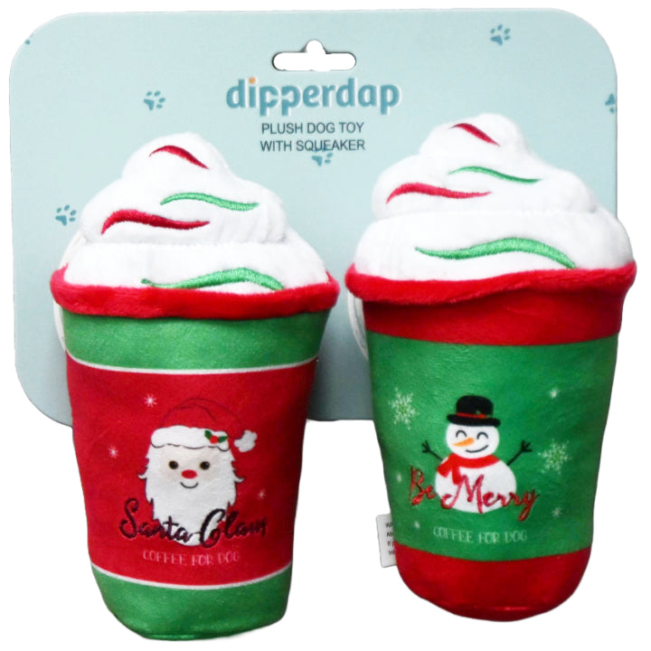 2PK XMAS PLUSH TOY MOCHA C/P 12