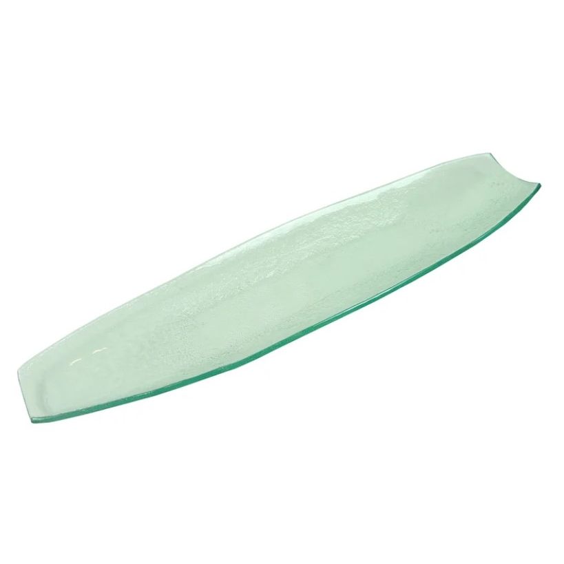 18.90"x4.72" RECT. GLASS PLATTER C/P 24