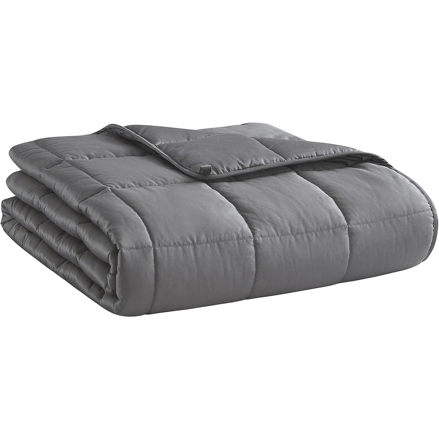 60x80" 15lbs GREY FULL SIZE WEIGHTED BLANKET C/P 2