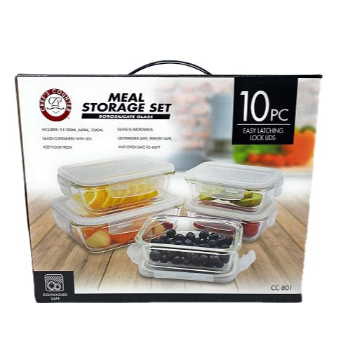 10pc Meal Storage Set C/P 4