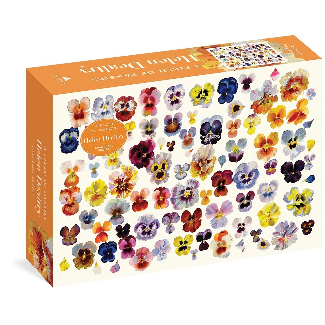 1000pc Field Of Pansies Jigsaw Puzzle C/P 12