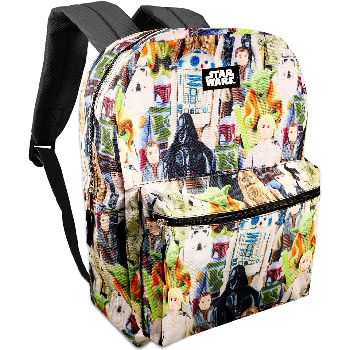 16" STAR WARS PRINT ALL OVER BACKPACK C/P 12