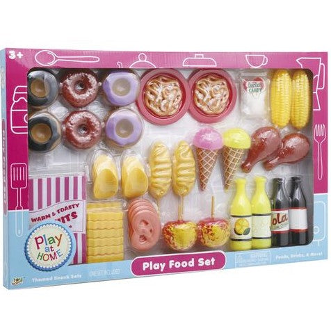 65pc SNACKS SUMMER FOOD PLAYSET C/P 6