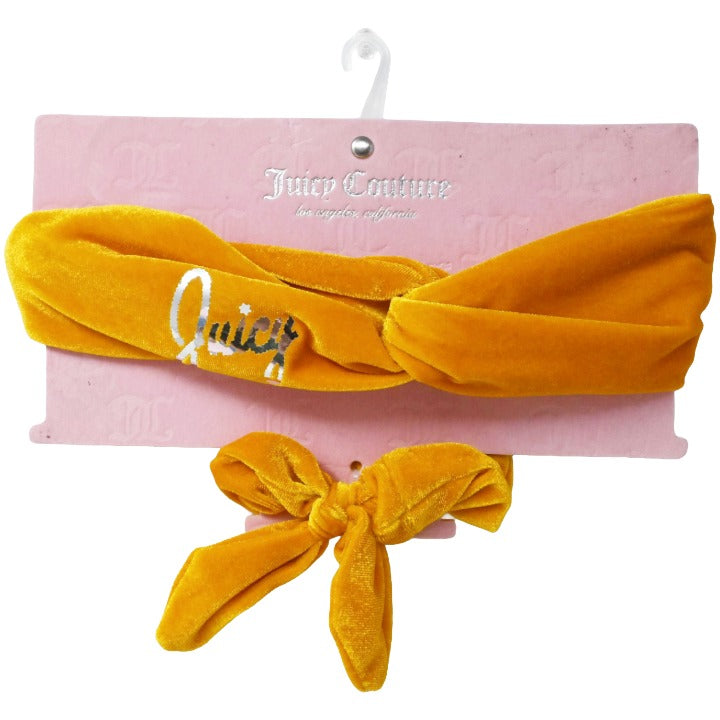 2pc Brn Velvet Headband Scrunchie Set C/P 108 Inner Bag 36 Juicy Couture