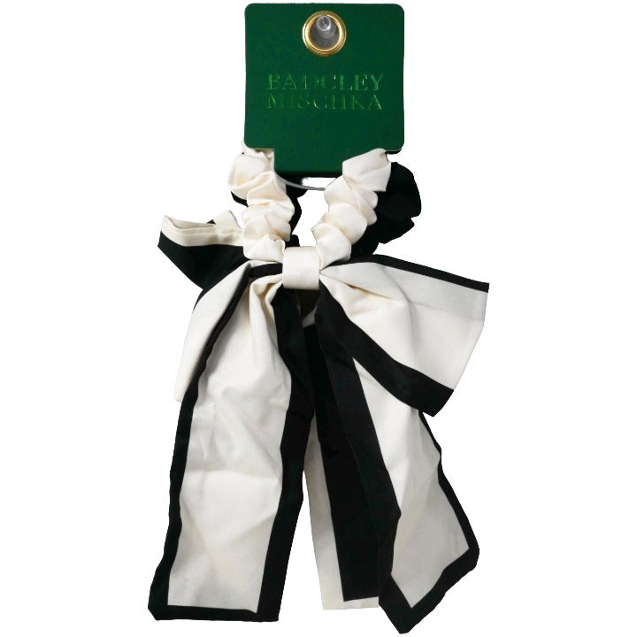 2pc Bow Scrunchies Set C/P 216 Inner Bag 36 Badgley Mischka