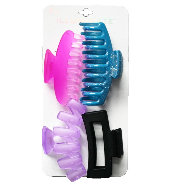 4PC ASST HAIR CLIPS C/P 72