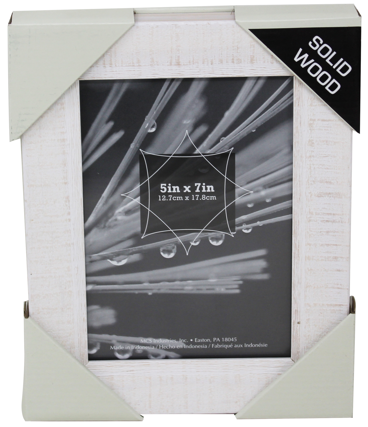 B&W 5X7 WHITE C/P 4