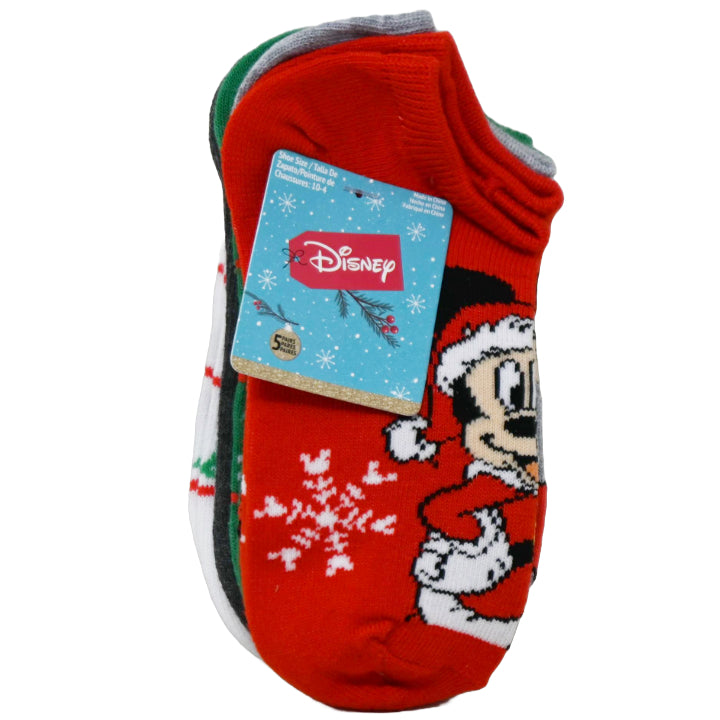 5pk MICKEY MOUSE MERRY MERRY NS SOCKS SIZE 6-8 C/P 60
