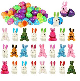 EASTERN EGG WITH PLUSH ASSORTED C/P 144
