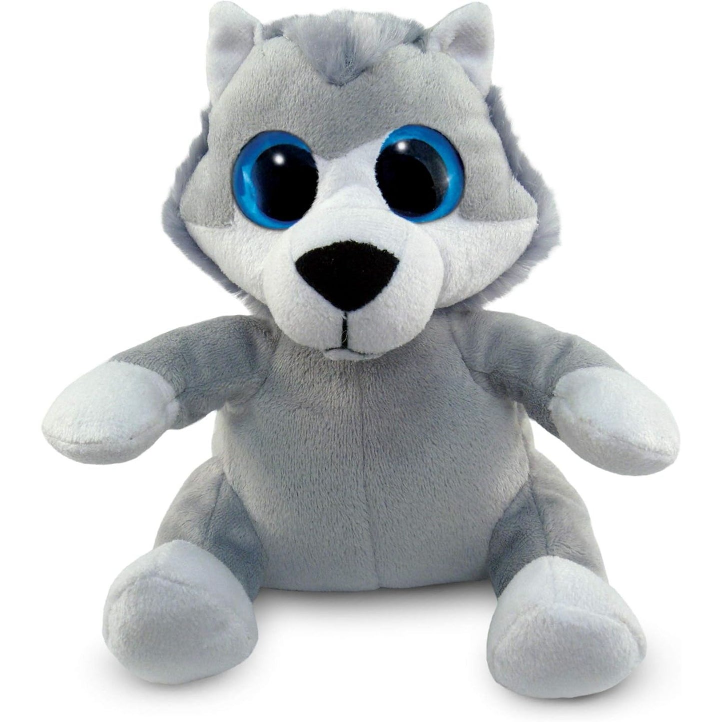 6" WOLF BIG EYE PLUSH C/P 60