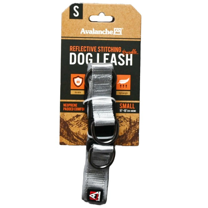 AVALANCHE CHARCOAL REFLECTIVE DOG COLLAR ASSTD SIZE C/P 12