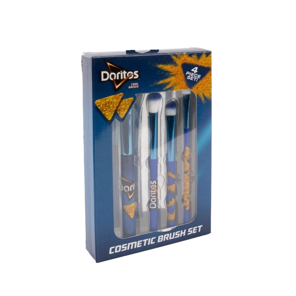 4pk DORITOS COOL RANCH COSMETIC BRUSH SET C/P 24
